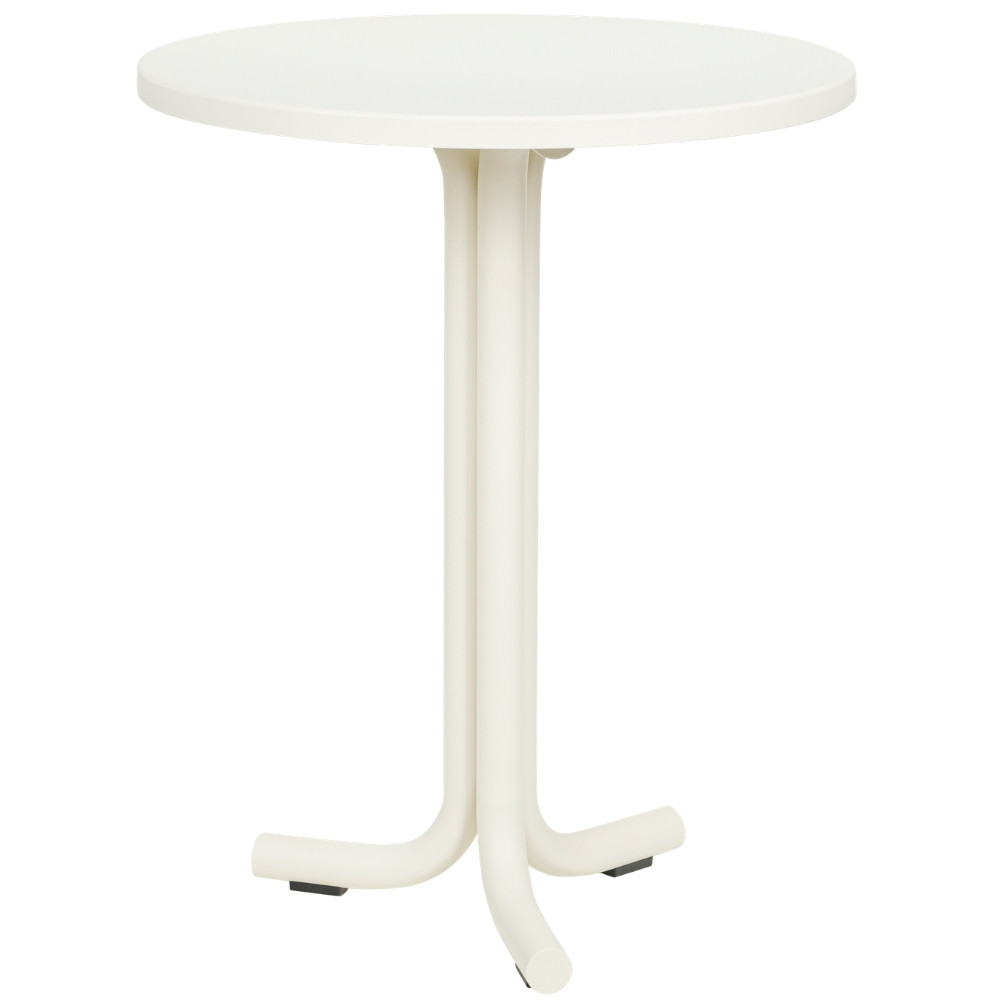 noo.ma Béžový kovový zahradní bistro stolek Nokk ⌀ 59 cm