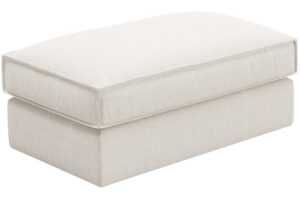 Micadoni Bílá podnožka Pola 103 x 54 cm