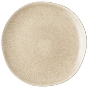 Nordic Living Béžový kameninový talíř Violette Ø 21 cm