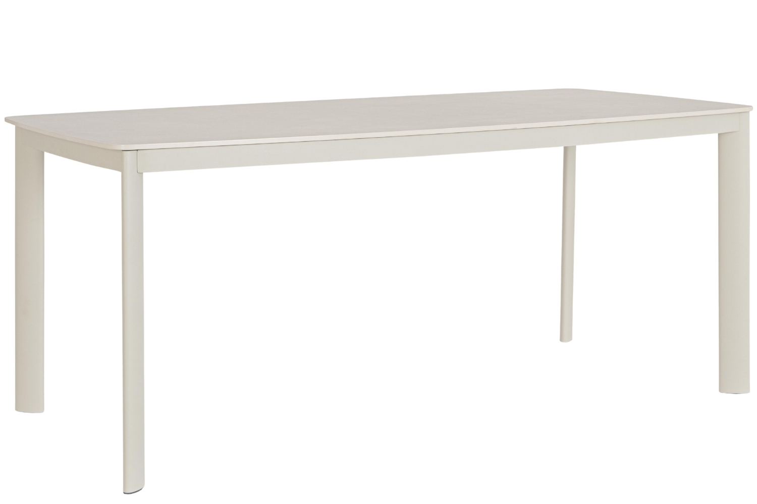 Bizzotto Krémový zahradní stůl Alcora 180 x 90 cm s keramickou deskou