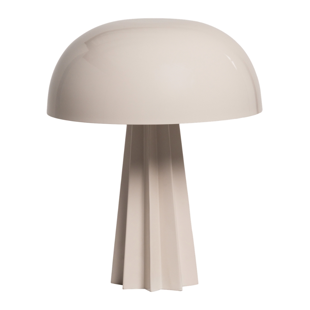 WOOOD Béžová kovová stolní lampa Virel