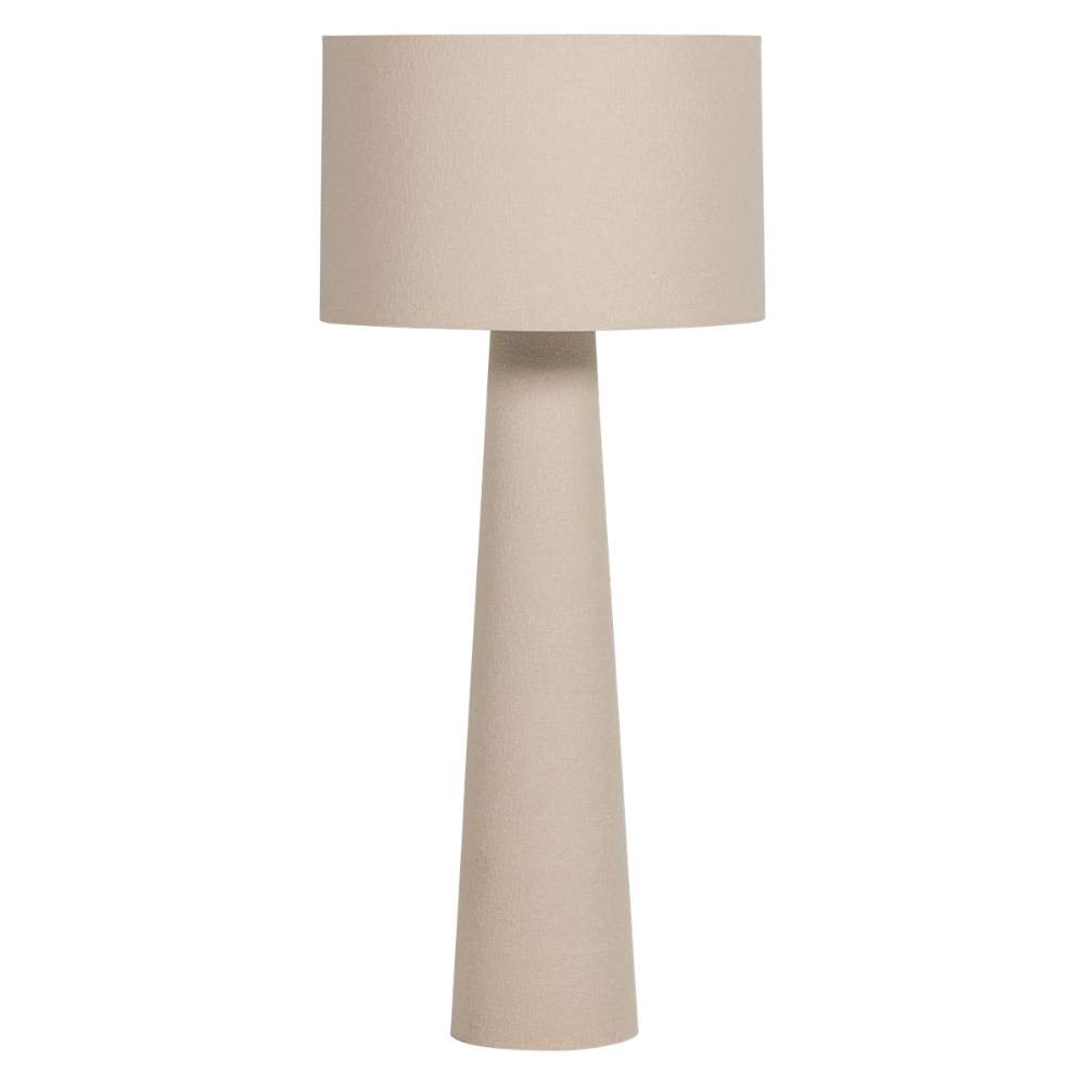 WOOOD Béžová bouclé stojací lampa Loft 160 cm