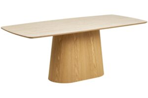 Nordic Living Béžový keramický jídelní stůl Olinn 200 x 90 cm