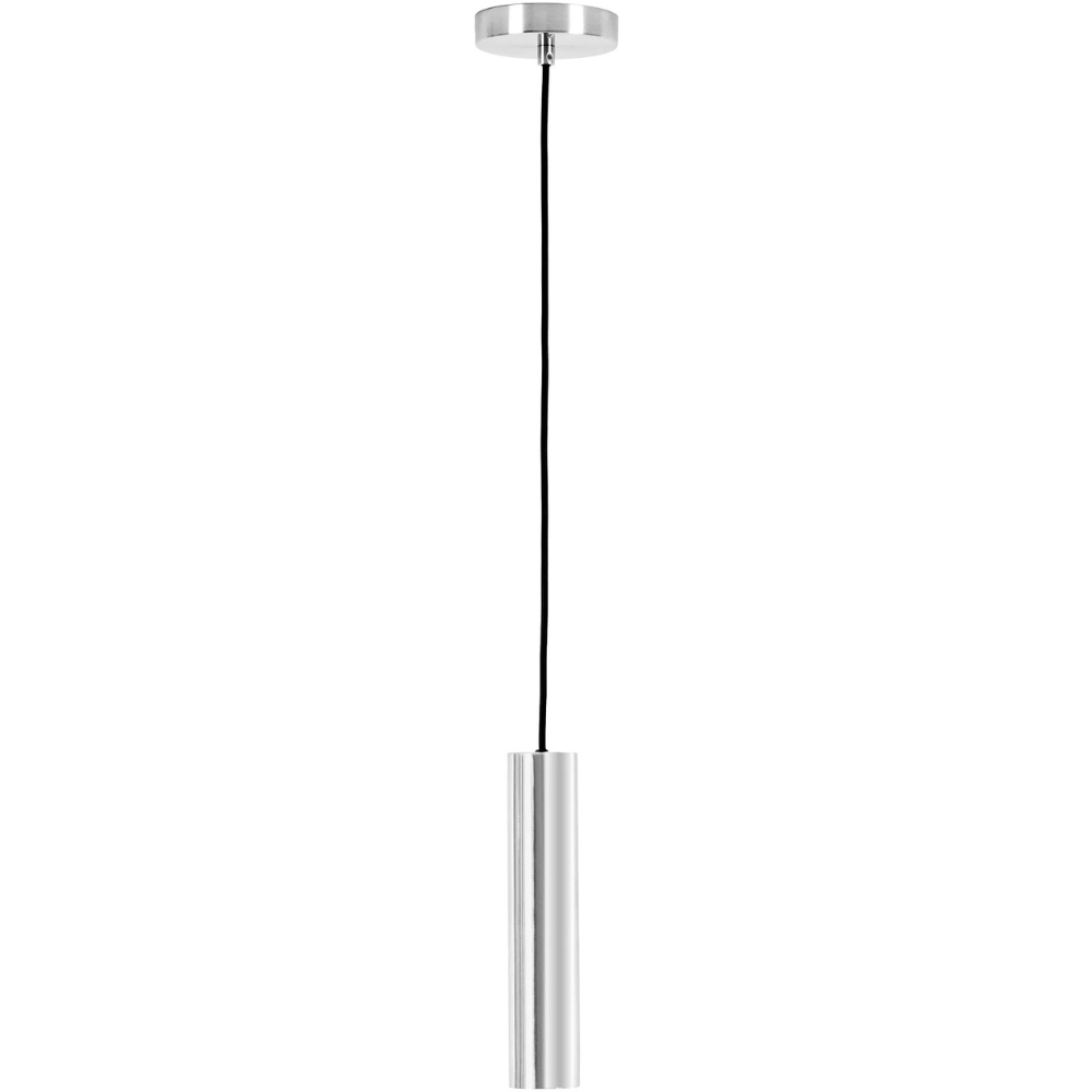Nordic Living Stříbrné kovové závěsné světlo Aris 6 cm