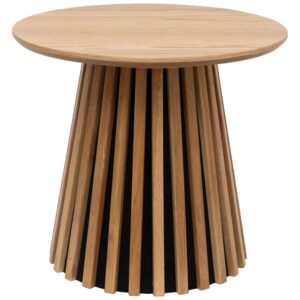 Nordic Living Dubový odkládací stolek Osaka 50 cm