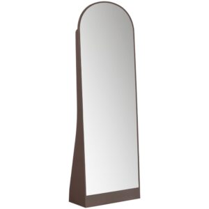 WOOOD Hnědé lakované stojací zrcadlo Solari 175 cm
