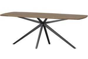 WOOOD Hnědý dubový jídelní stůl Tablo 220 x 100 cm