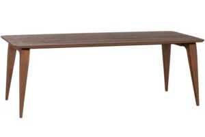 WOOOD Hnědý dřevěný jídelní stůl Rubo 220 x 95 cm