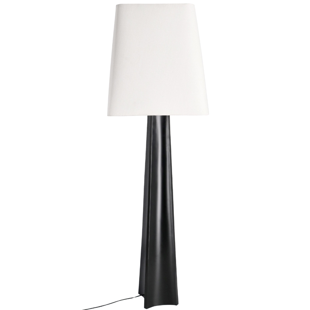 Bizzotto Černobílá stojací lampa Tripura 151 cm