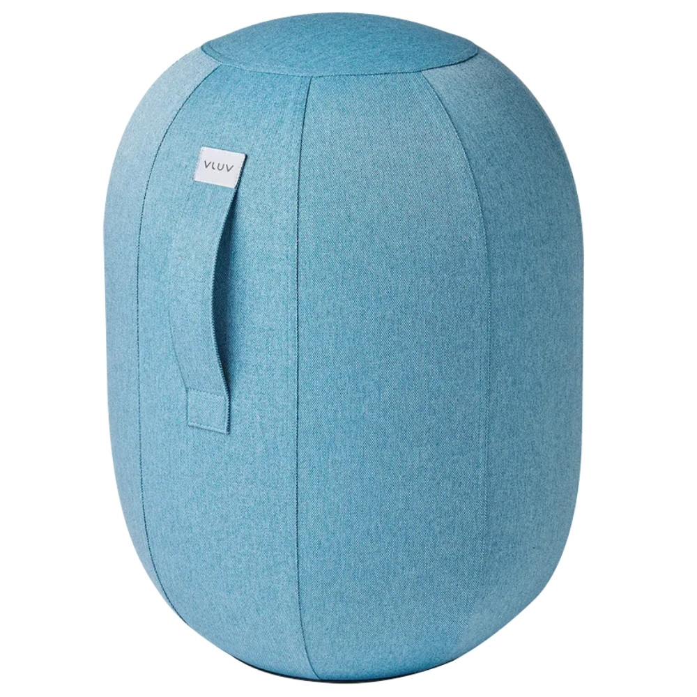 Světle modrá balanční stolička VLUV KAPSUL NEW LEIV 52 cm