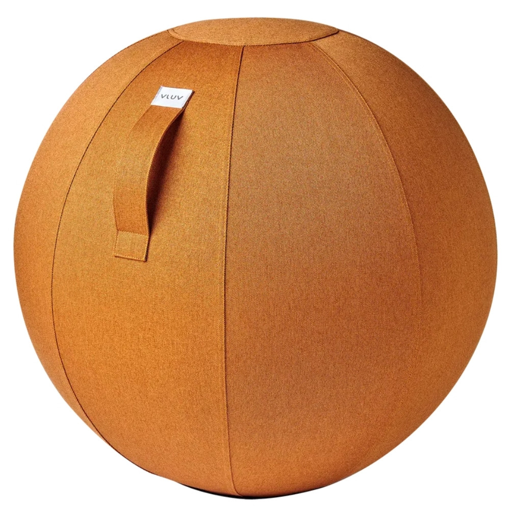 Oranžový sedací / gymnastický míč VLUV NEW LEIV Ø 65 cm