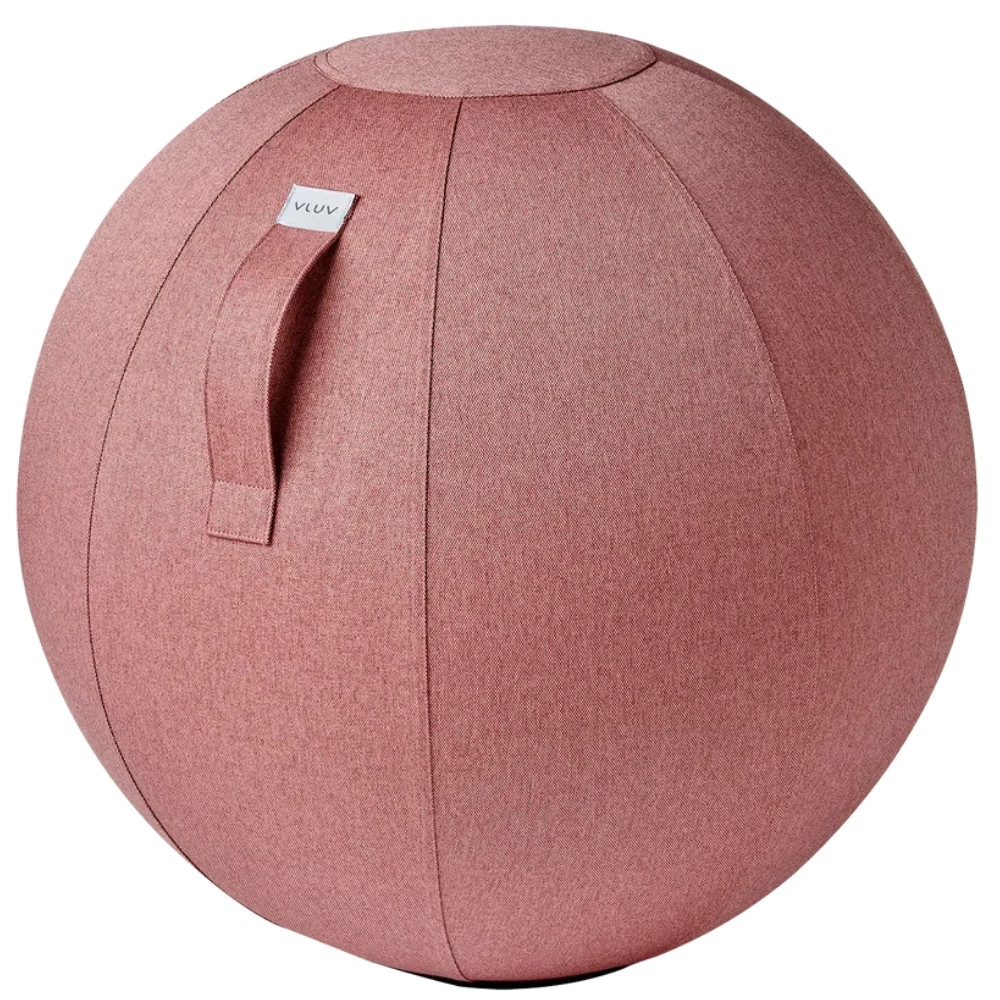 Růžový sedací / gymnastický míč VLUV NEW LEIV Ø 65 cm