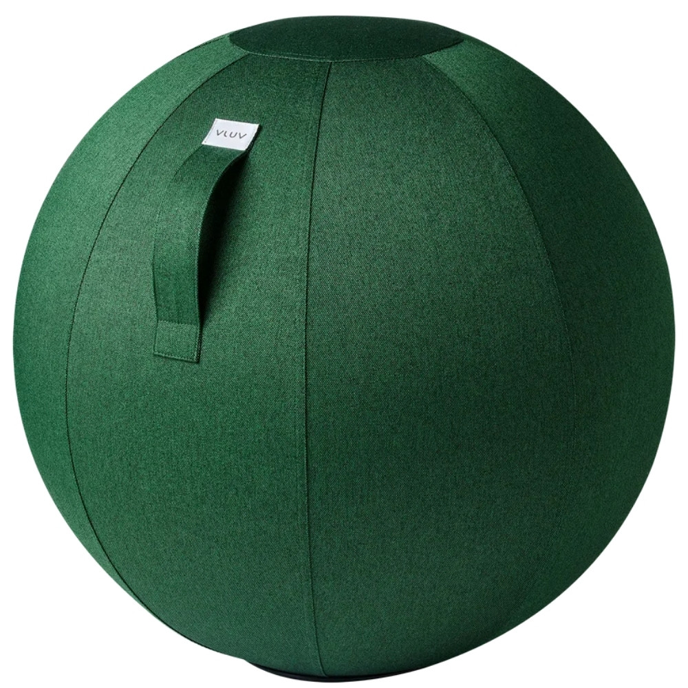 Tmavě zelený sedací / gymnastický míč VLUV NEW LEIV Ø 65 cm