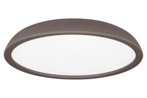 Nova Luce Hnědé kovové stropní LED světlo Felicia 60 cm