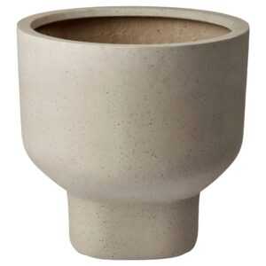 Bolia Béžový kameninový květináč Forma Ø 41 cm