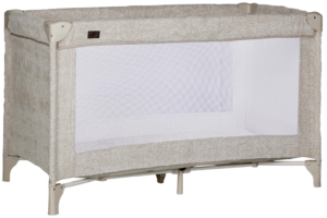 Quax Béžová bouclé cestovní postýlka Cot 120 x 60 cm