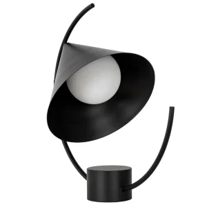 Angel Cerdá Černá kovová stolní lampa No. 8117