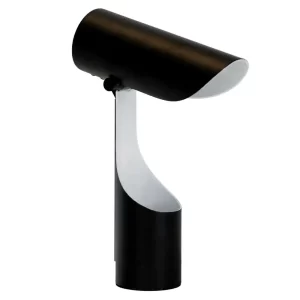 Angel Cerdá Černobílá kovová stolní lampa No. 8113