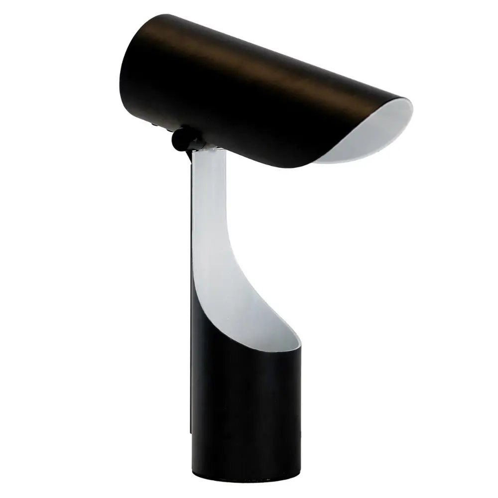 Angel Cerdá Černobílá kovová stolní lampa No. 8113