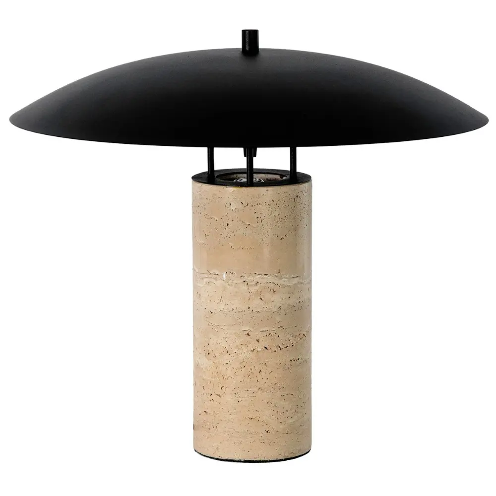 Angel Cerdá Béžovo-černá stolní lampa No. 8116