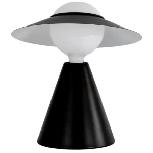 Angel Cerdá Černá kovová stolní lampa No. 8089