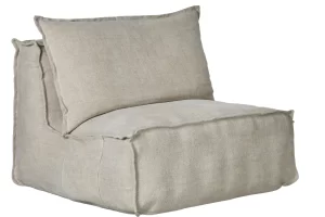Béžové křeslo Quax Lounger