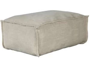 Béžový taburet Quax Lounger