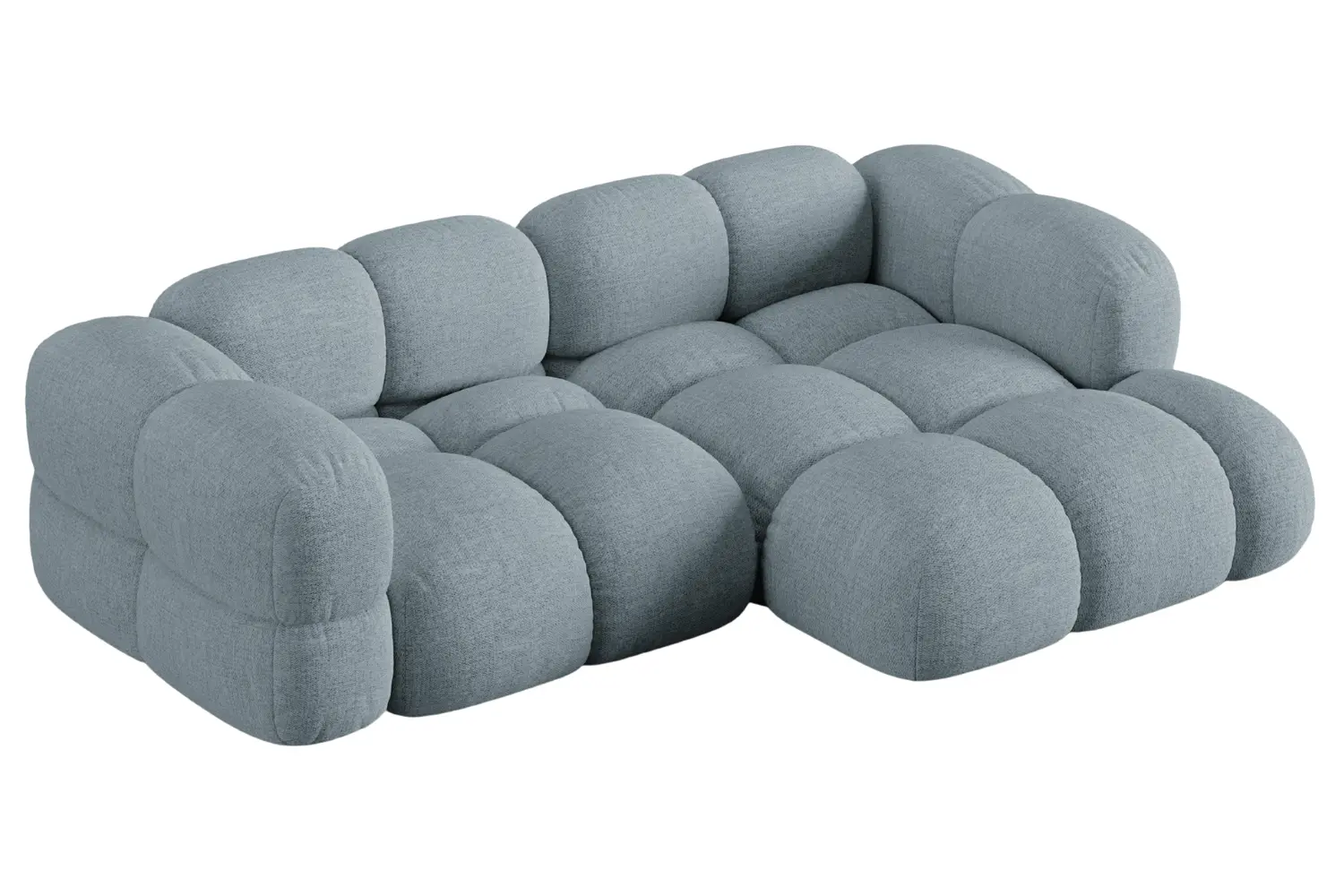 Cosmopolitan Design Světle modrá rohová pohovka Loretto 250 cm