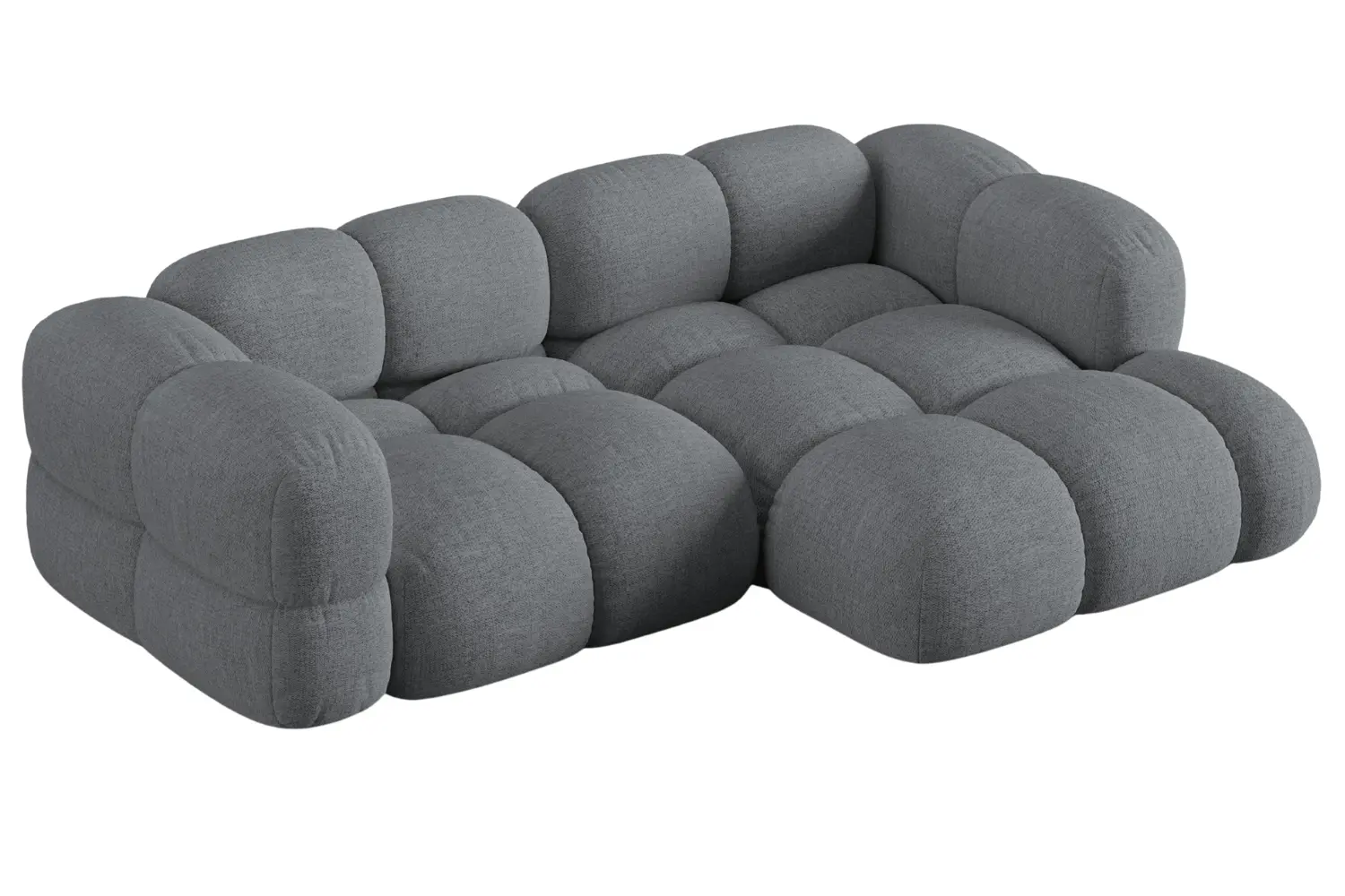 Cosmopolitan Design Šedá rohová pohovka Loretto 250 cm