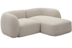 Kave Home Šedá rohová pohovka Martina 230 cm