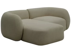 Kave Home Zelená rohová pohovka Martina 230 cm