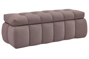 Bobochic Paris Růžová lavice Mont-Blanc 144 cm s úložným prostorem