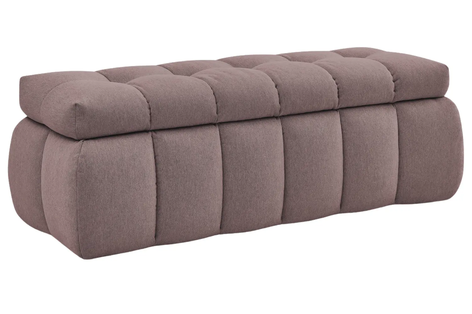 Bobochic Paris Růžová lavice Mont-Blanc 144 cm s úložným prostorem