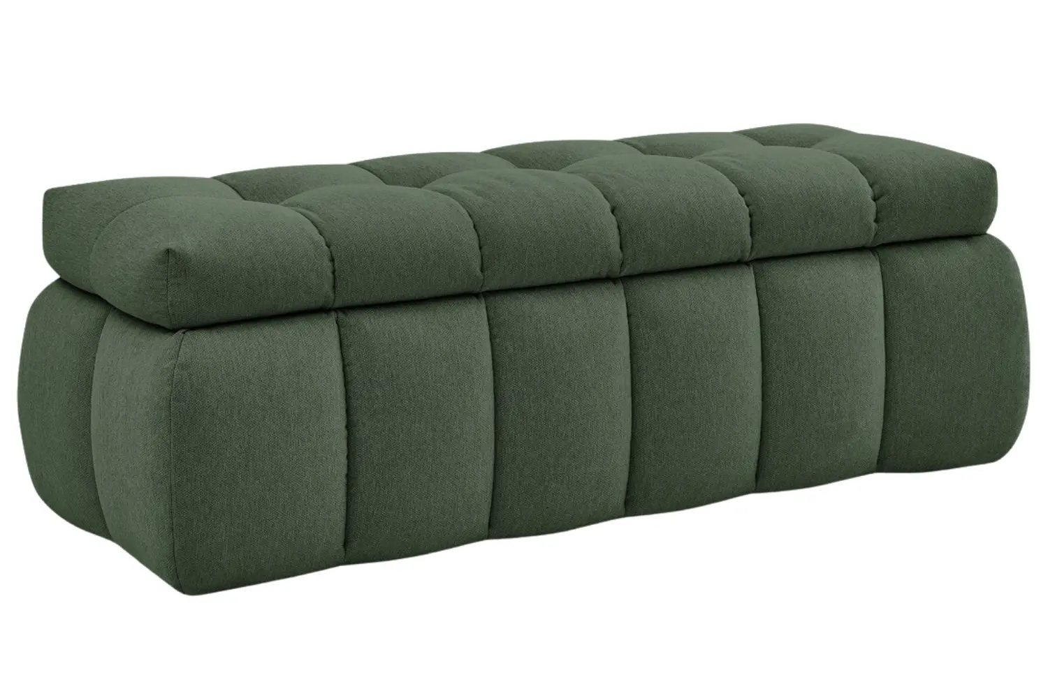 Bobochic Paris Zelená lavice Mont-Blanc 144 cm s úložným prostorem