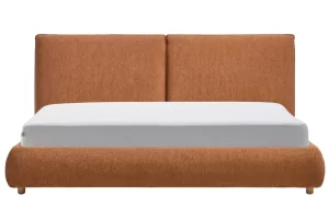 Kave Home Terakotová dvoulůžková postel Elerio 180 x 200 cm