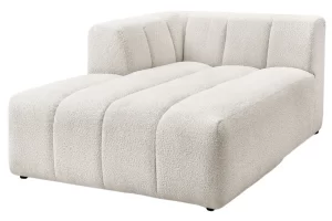 Bobochic Paris Bílá bouclé lenoška Annecy 170 cm