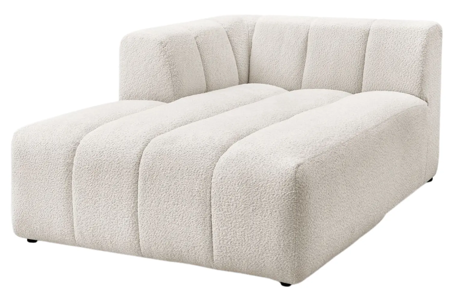 Bobochic Paris Bílá bouclé lenoška Annecy 170 cm