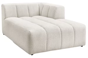 Bobochic Paris Bílá bouclé lenoška Annecy 170 cm