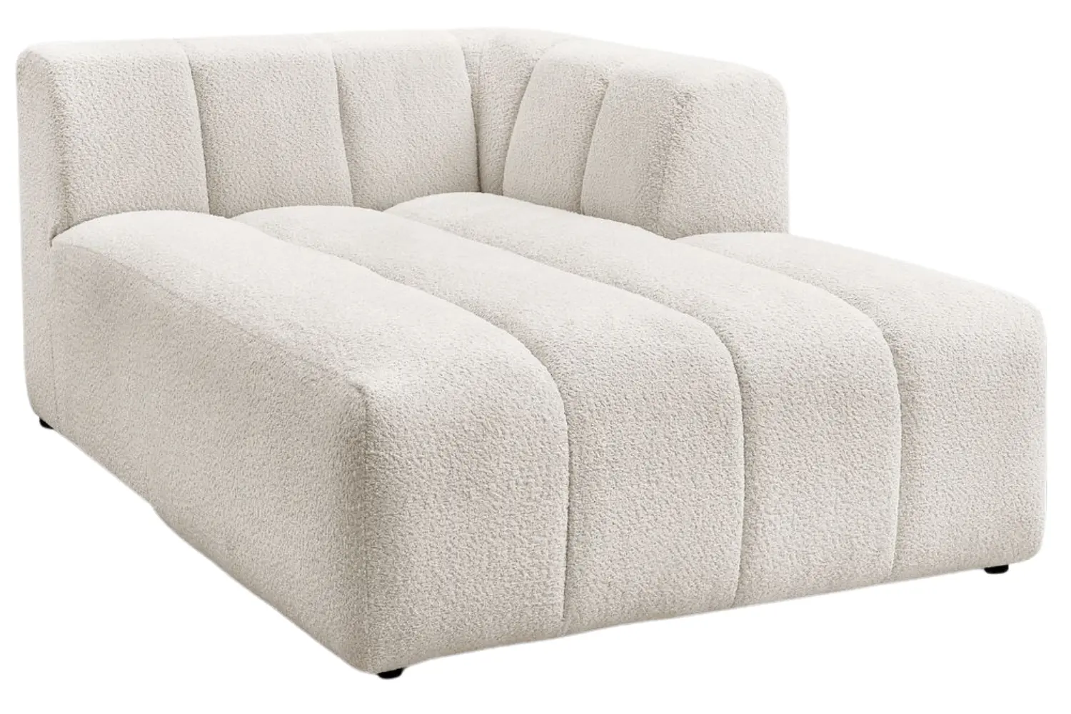 Bobochic Paris Bílá bouclé lenoška Annecy 170 cm