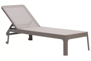 Nardi Béžovošedé zahradní lehátko Plano