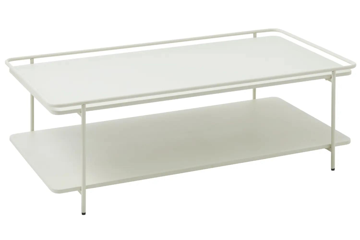 Unique Furniture Světle šedý kovový konferenční stolek Yuba 110 x 55 cm