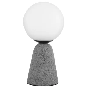 Nova Luce Šedá stolní lampa Zero
