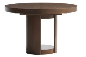 Kave Home Ořechový rozkládací jídelní stůl Artis 120/170 x 120 cm