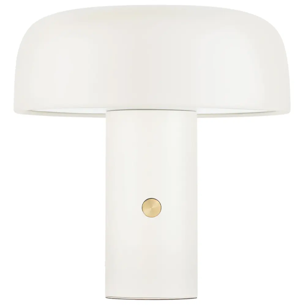 Nova Luce Krémová kovová stolní LED lampa Noelia