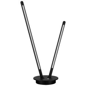 Nova Luce Černá kovová stolní LED lampa Intec