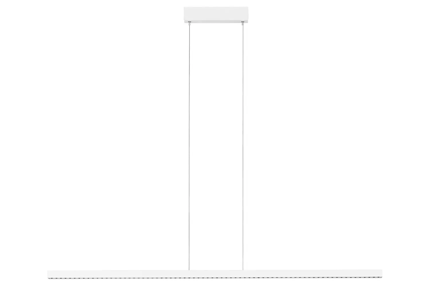Nova Luce Bílé kovové závěsné LED světlo Deos 159 cm