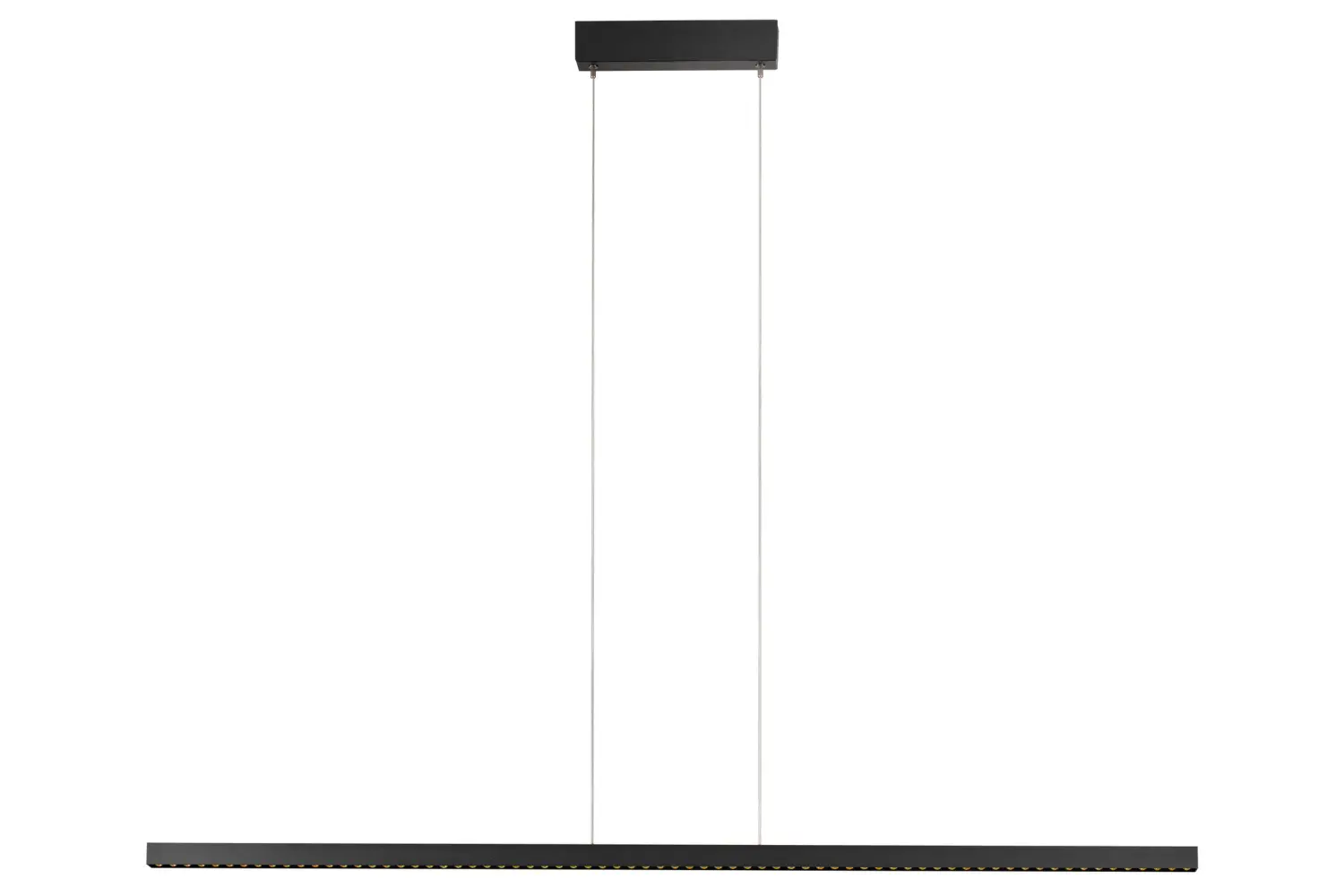 Nova Luce Černé kovové závěsné LED světlo Deos 159 cm