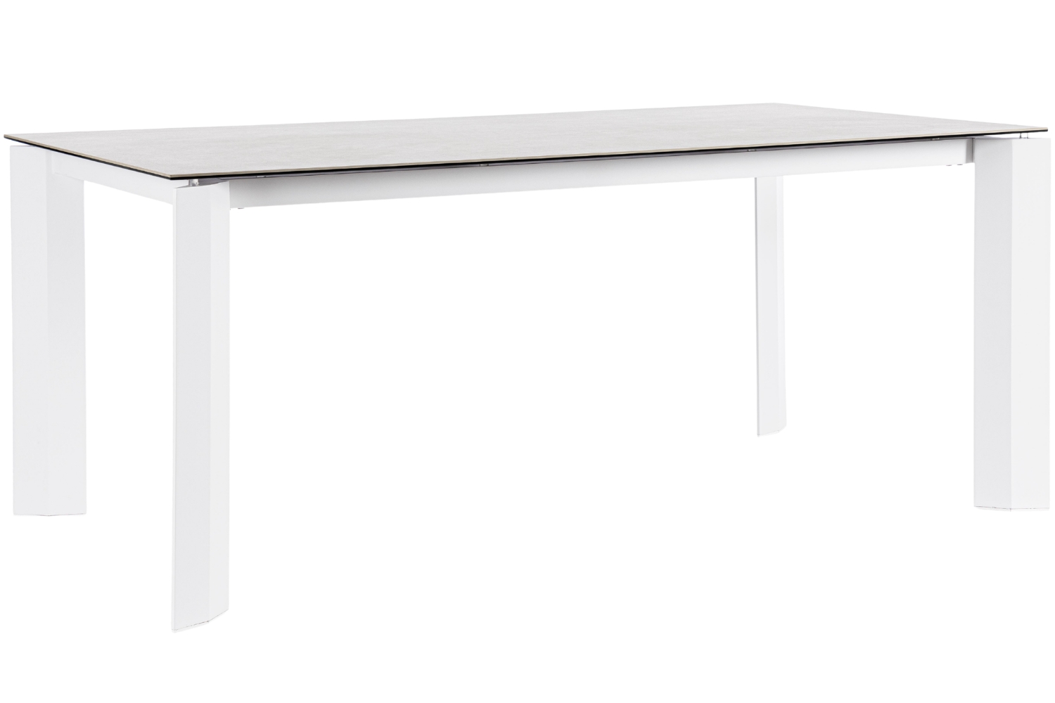 Bizzotto Bílý keramický zahradní stůl Otavio 180 x 95 cm