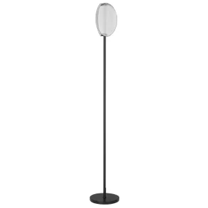 Nova Luce Kouřově šedá stojací LED lampa Noir 150 cm