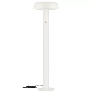 Nova Luce Krémová kovová stojací LED lampa Noelia 142 cm